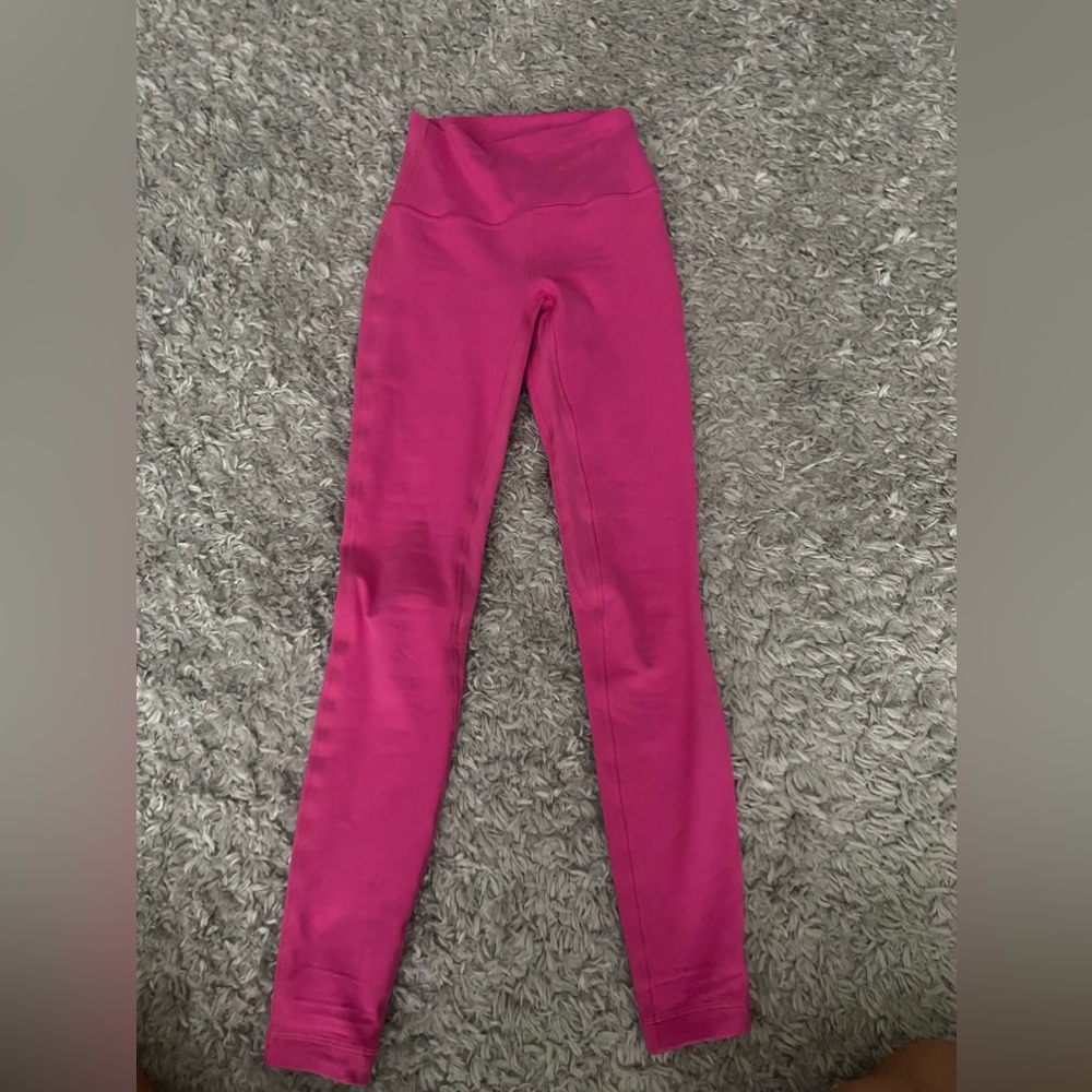 LULULEMON SONIC PINK ALIGN LEGGING SIZE 2